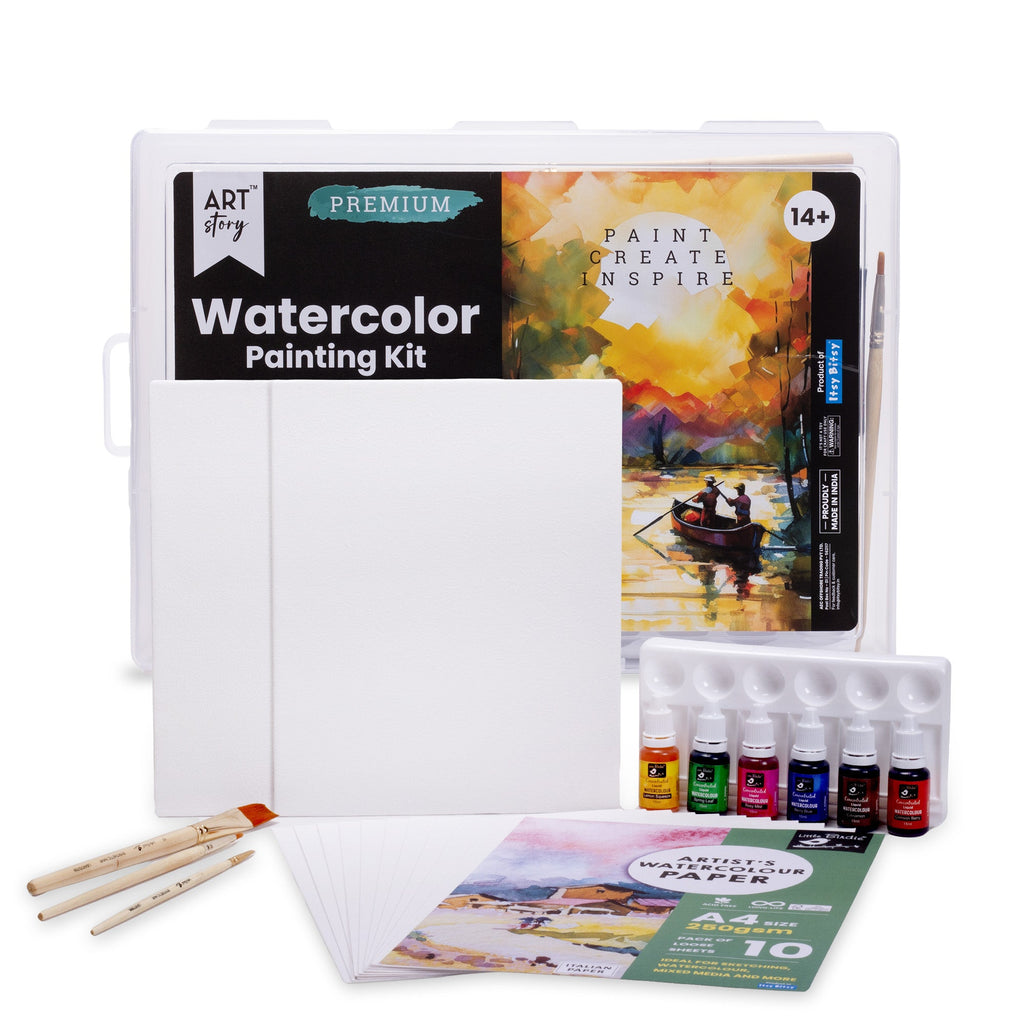 DIY Watercolor Painting Kit 1 Box