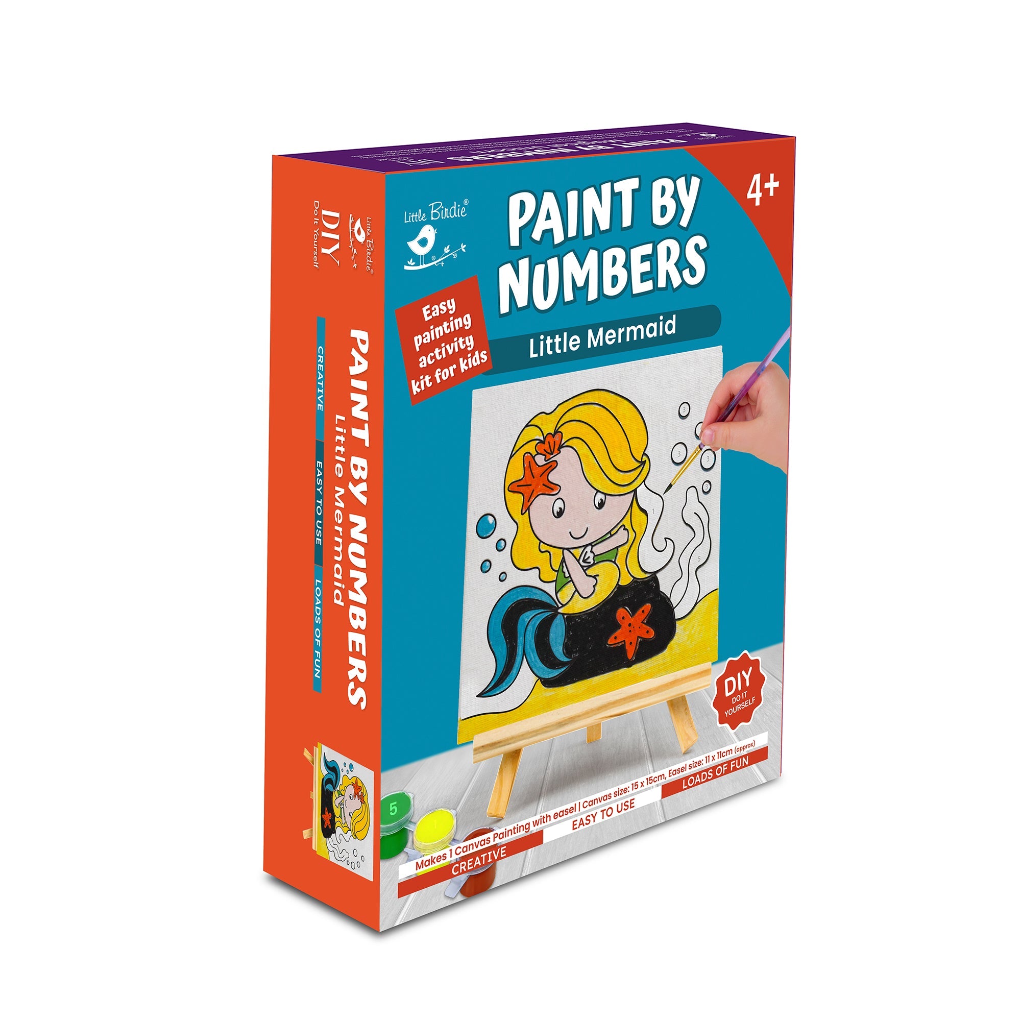 DIY Paint By Numbers - Little Mermaid, 1 Box