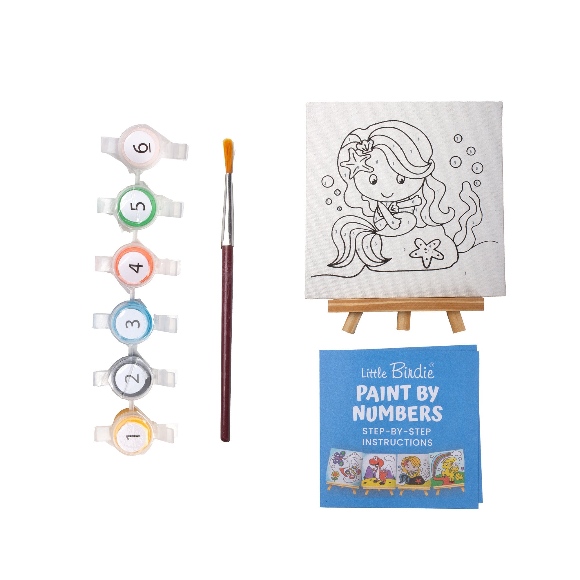 DIY Paint By Numbers - Little Mermaid, 1 Box