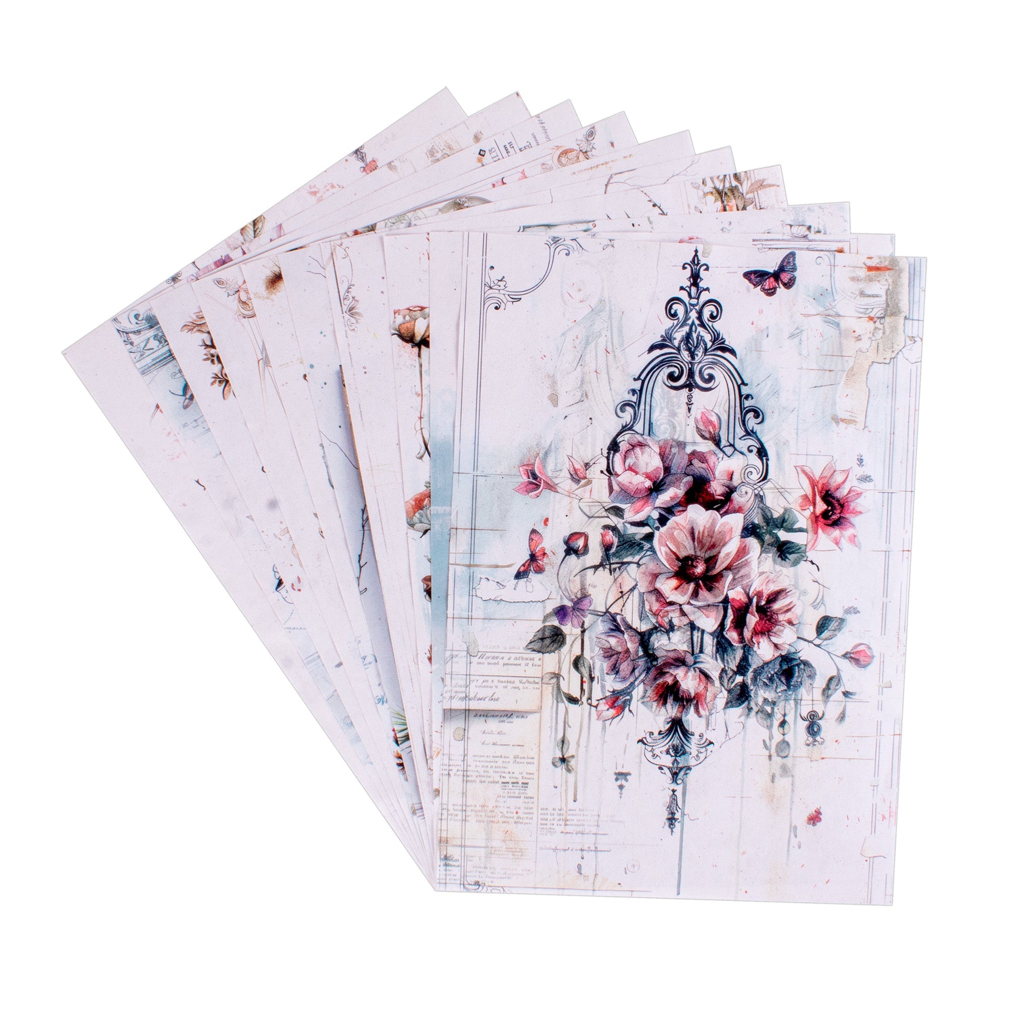 Eco Deco Paper Blossom Season 10 Designs 60gsm A4 10 Sheets
