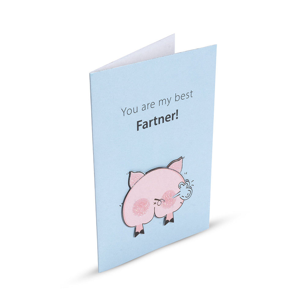 Greeting Card & Envelope Best Fartner 4 X 6Inch Approx 2 Pc