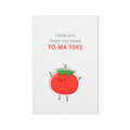 Greeting Card & Envelope From My Head To-Ma-Toes 4 X 6inch Approx 2pc
