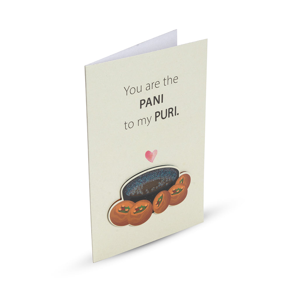 Greeting Card & Envelope Pani To My Puri 4 X 6Inch Approx 2 Pc