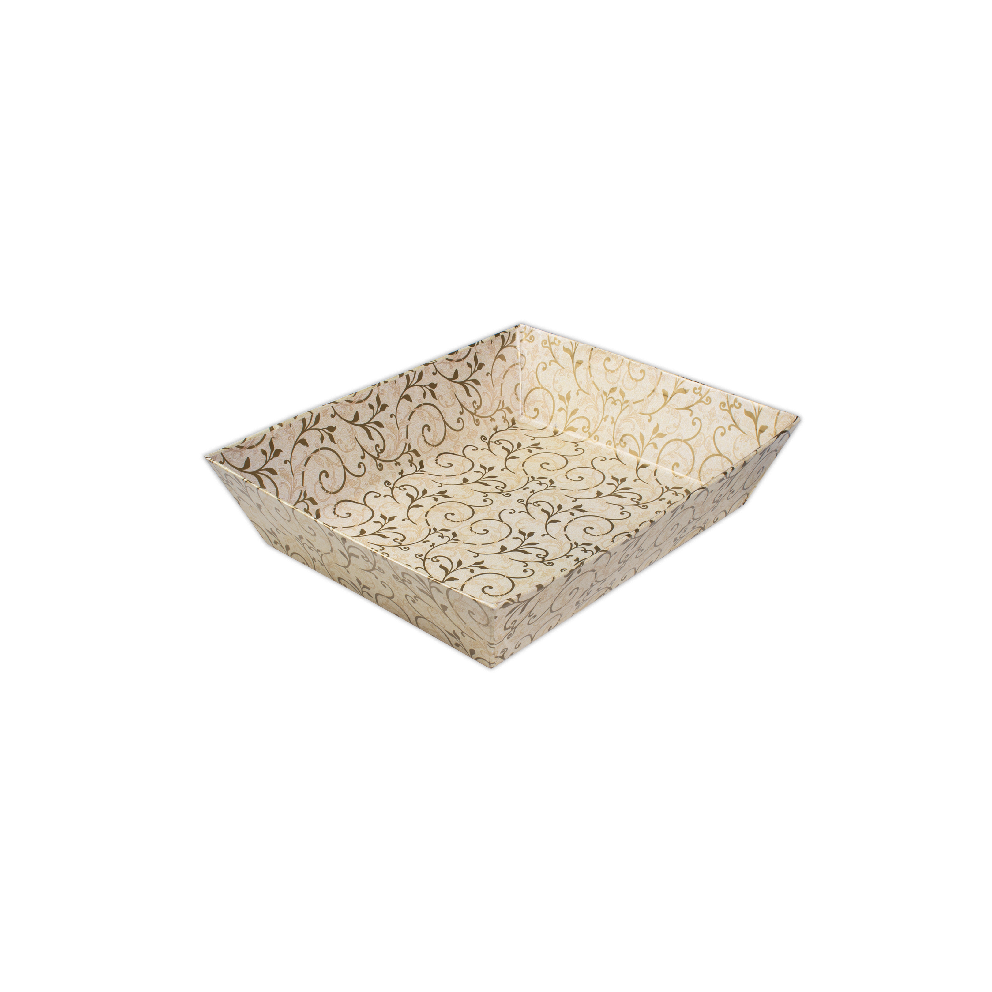Angled Gifting Tray - Floral Swirl, 6.2in x 8in, 1pc