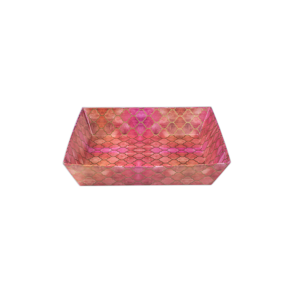 Angled Gifting Tray - Moroccan Trellis, 6.2in x 8in, 1pc