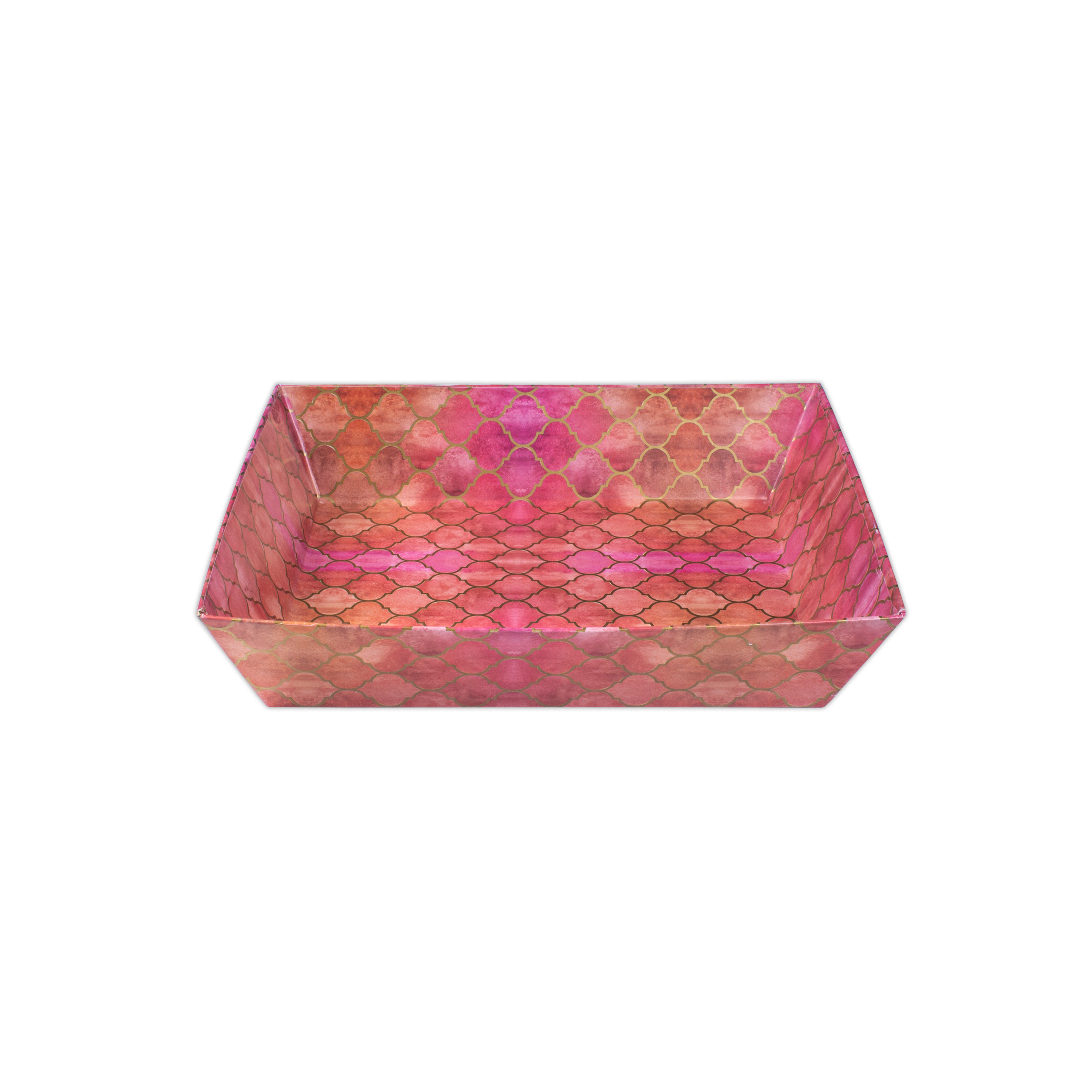 Angled Gifting Tray - Moroccan Trellis, 8.1in x 10.2in, 1pc