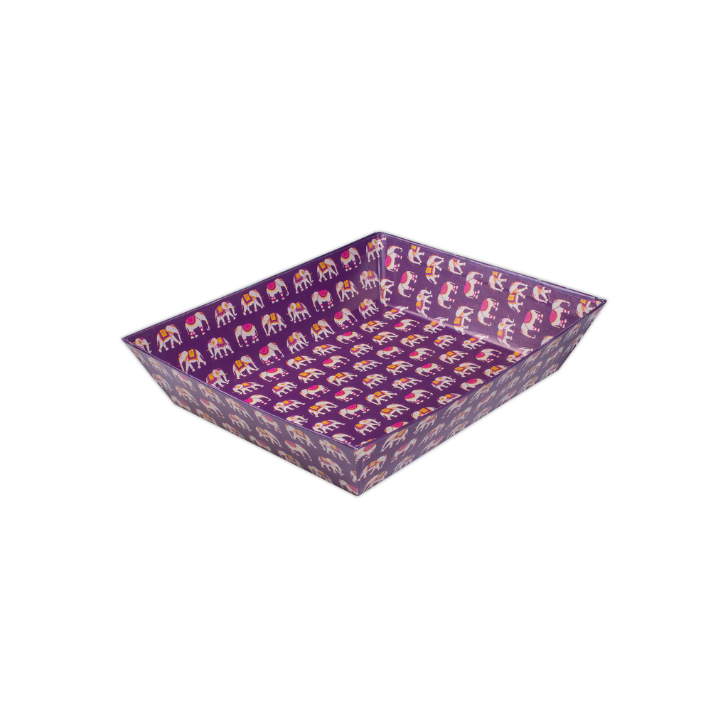 Angled Gifting Tray - Elephant Parade, 8.1in x 10.2in, 1pc