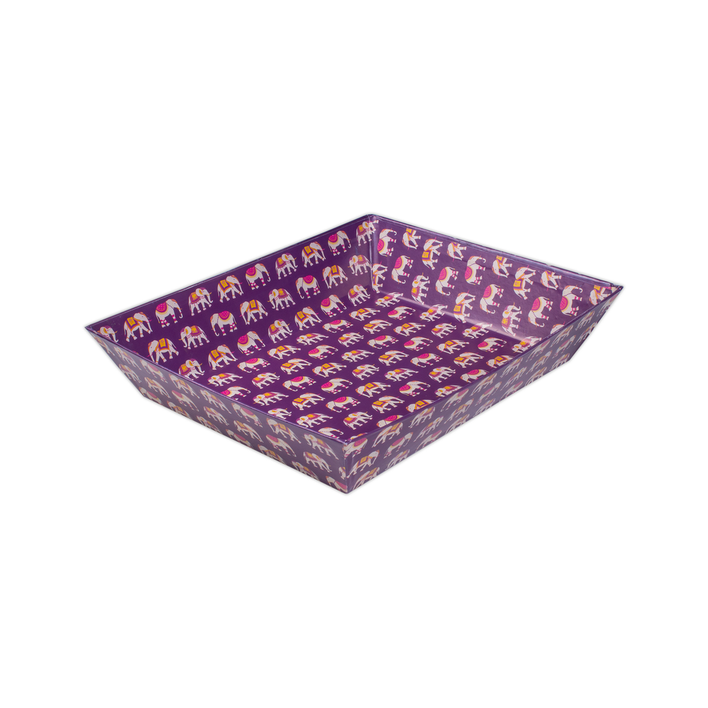 Angled Gifting Tray - Elephant Parade, 10.1in x 12in, 1pc