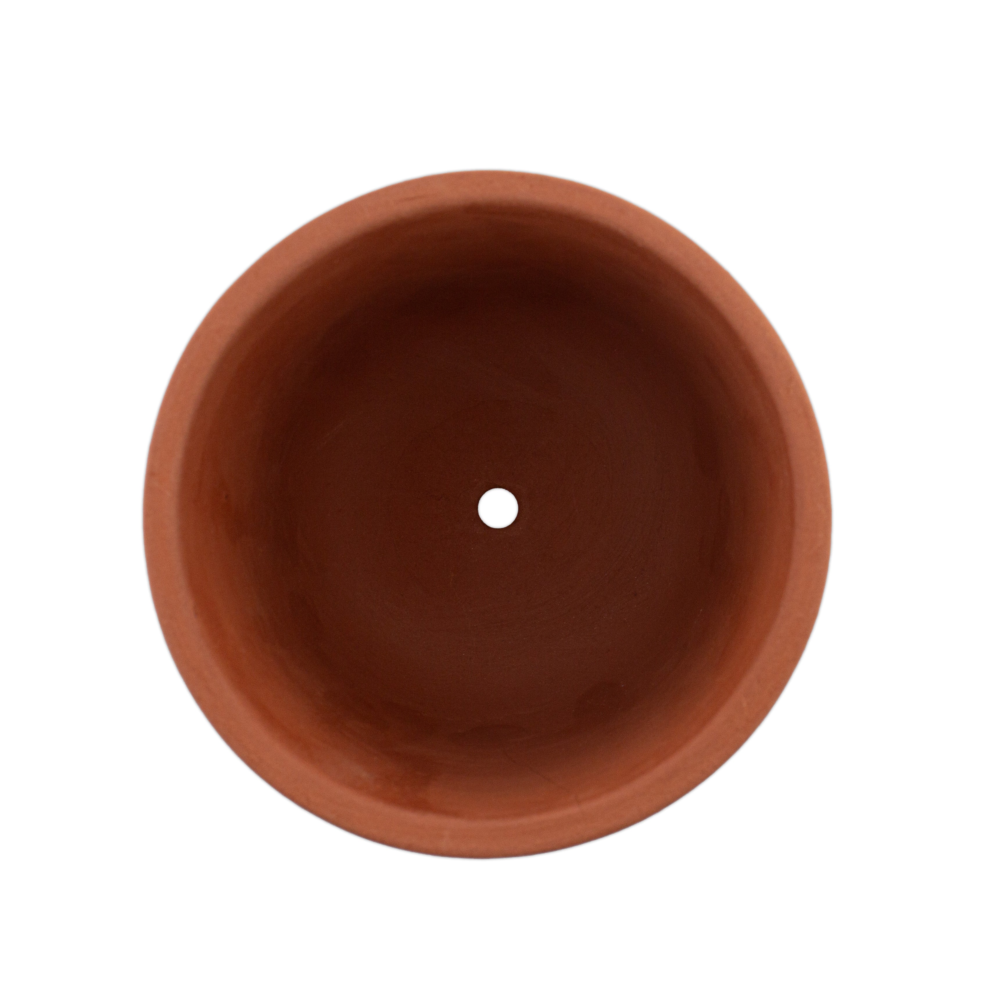 Terracotta Pot - Bowl Shape, H10 X W10.2cm, 1pc