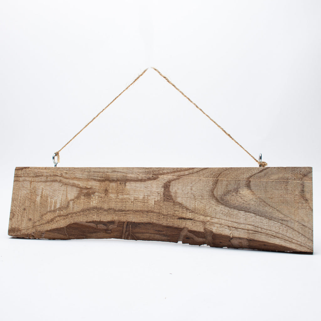 Teak Wood Rustic Hanging Panel 14 inch 1PC