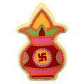 Mangal Kalash Approx 4.5 X 3inch 2mm Thick 1pc