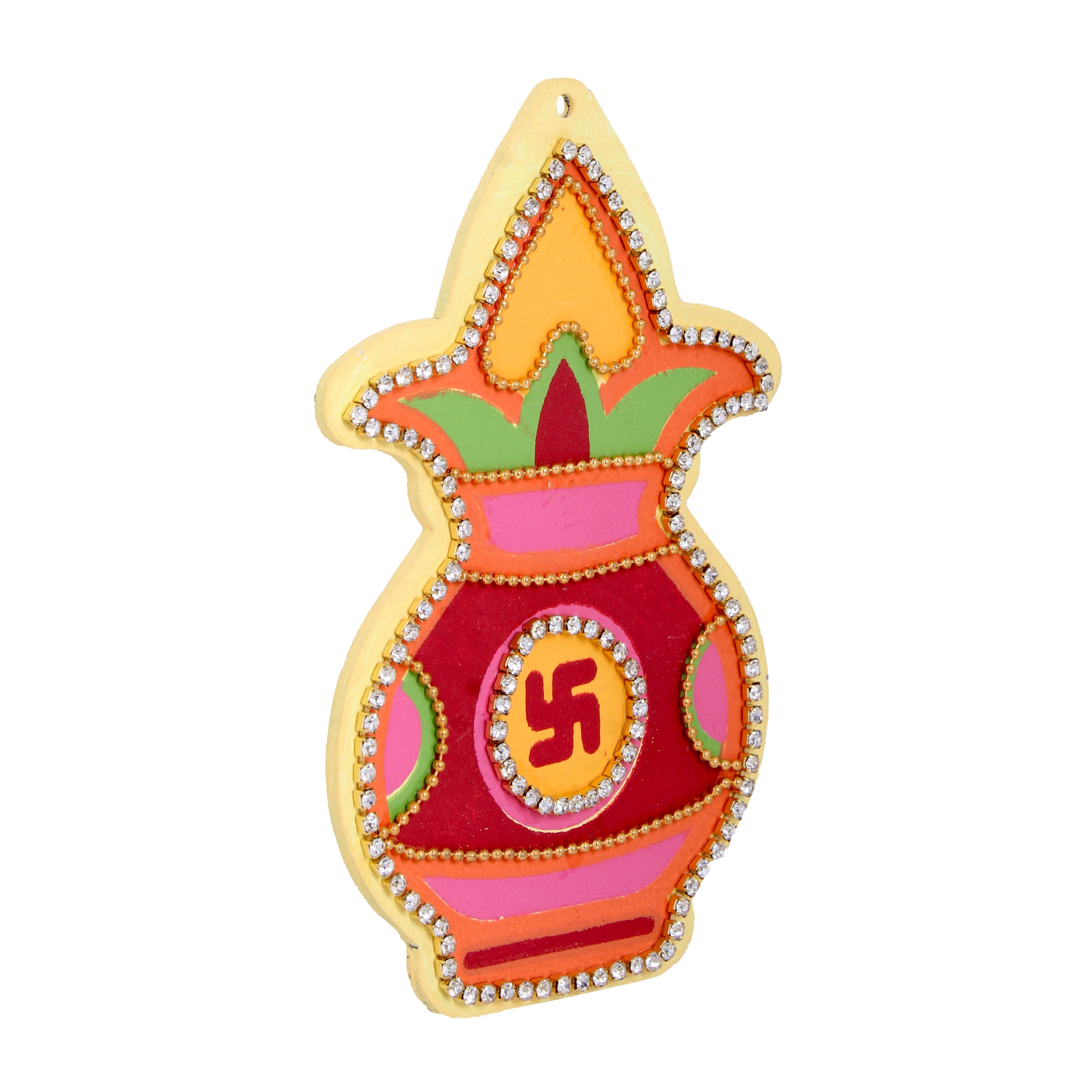 Mangal Kalash Approx 4.5 X 3inch 2mm Thick 1pc