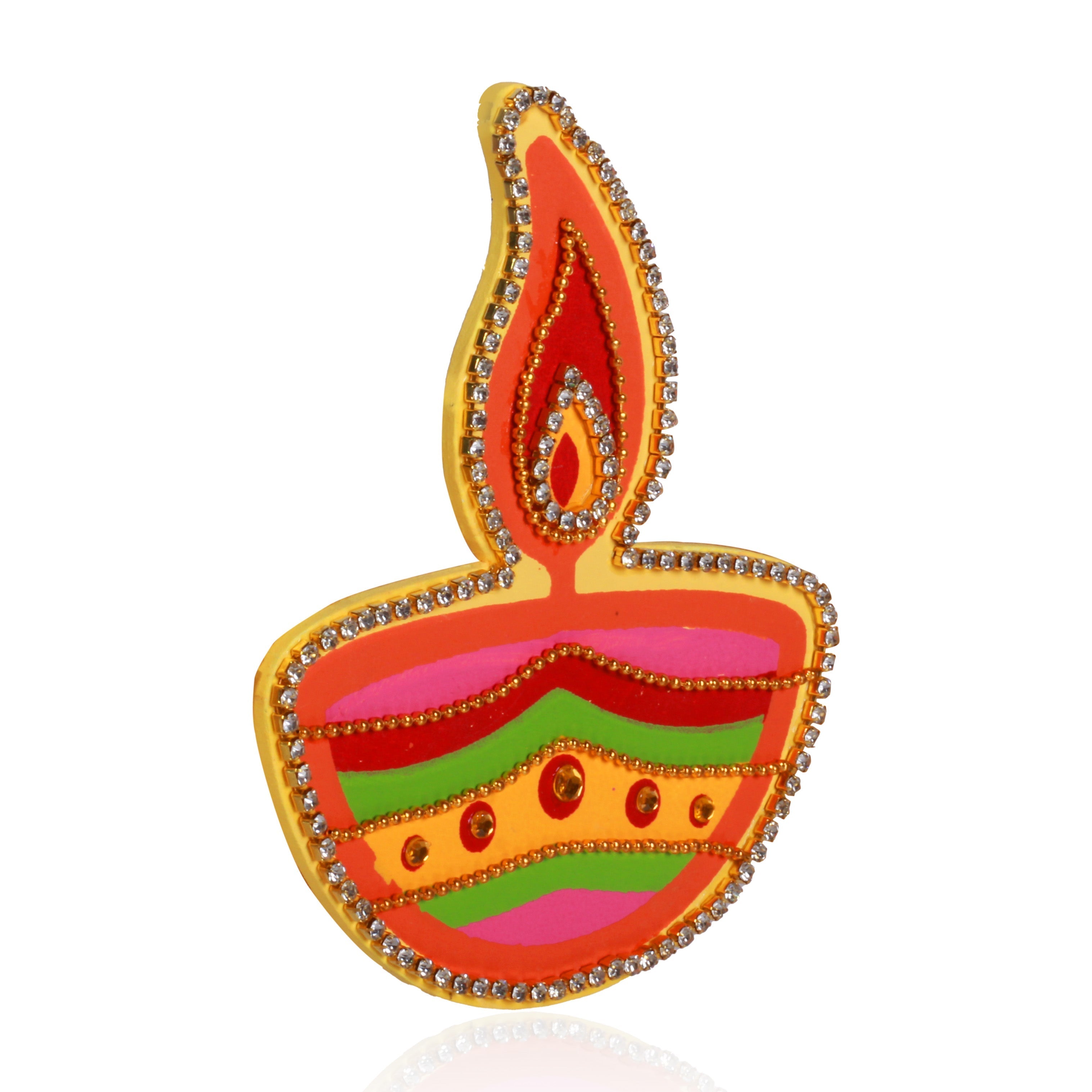 Festive Lamp Approx 4 X 3.3inch 2mm Thick 1pc