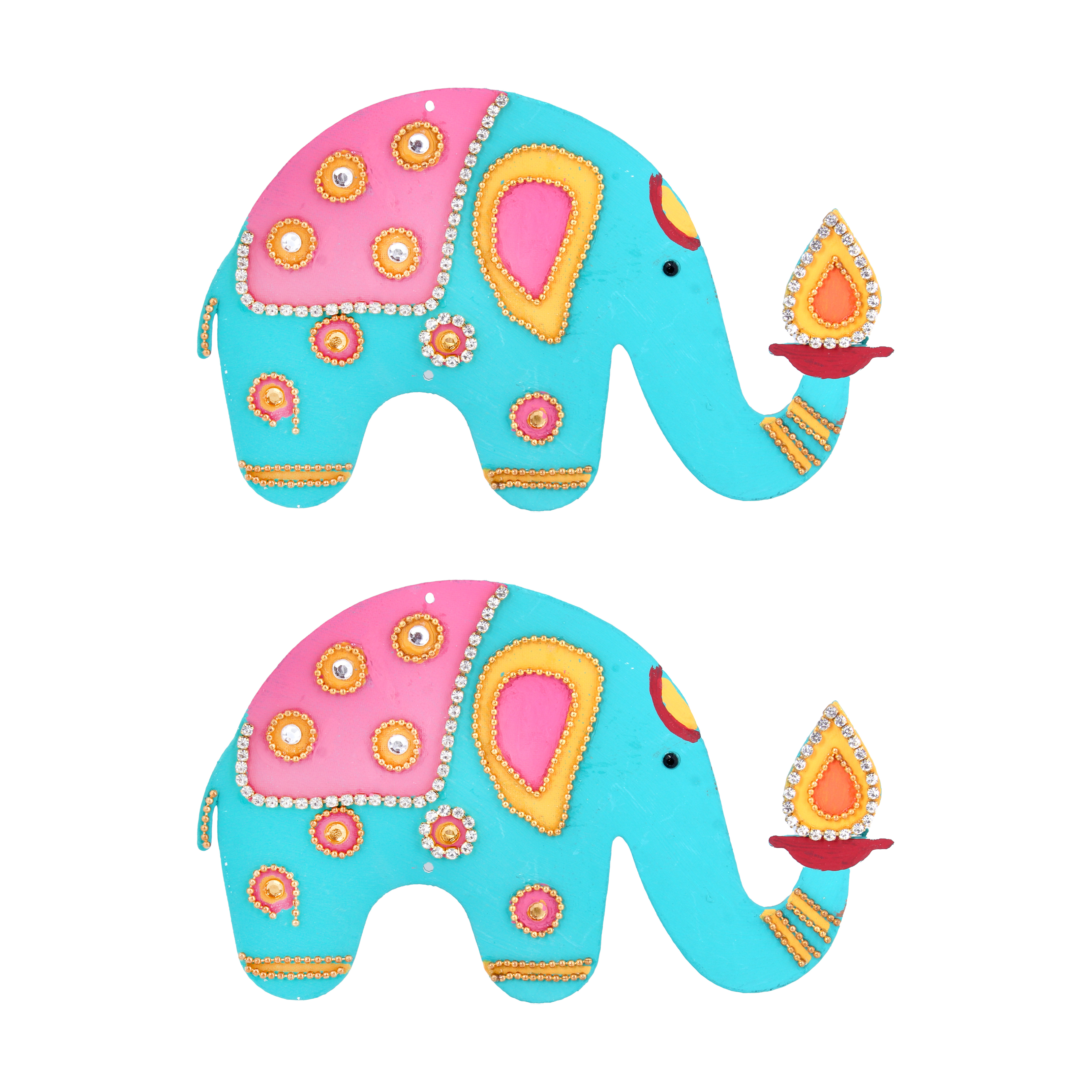 Hanging Decor Festive Elephant Left Side & Right Side - Each 1pc