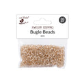 Bugle Beads Muted gold 3mm 30g