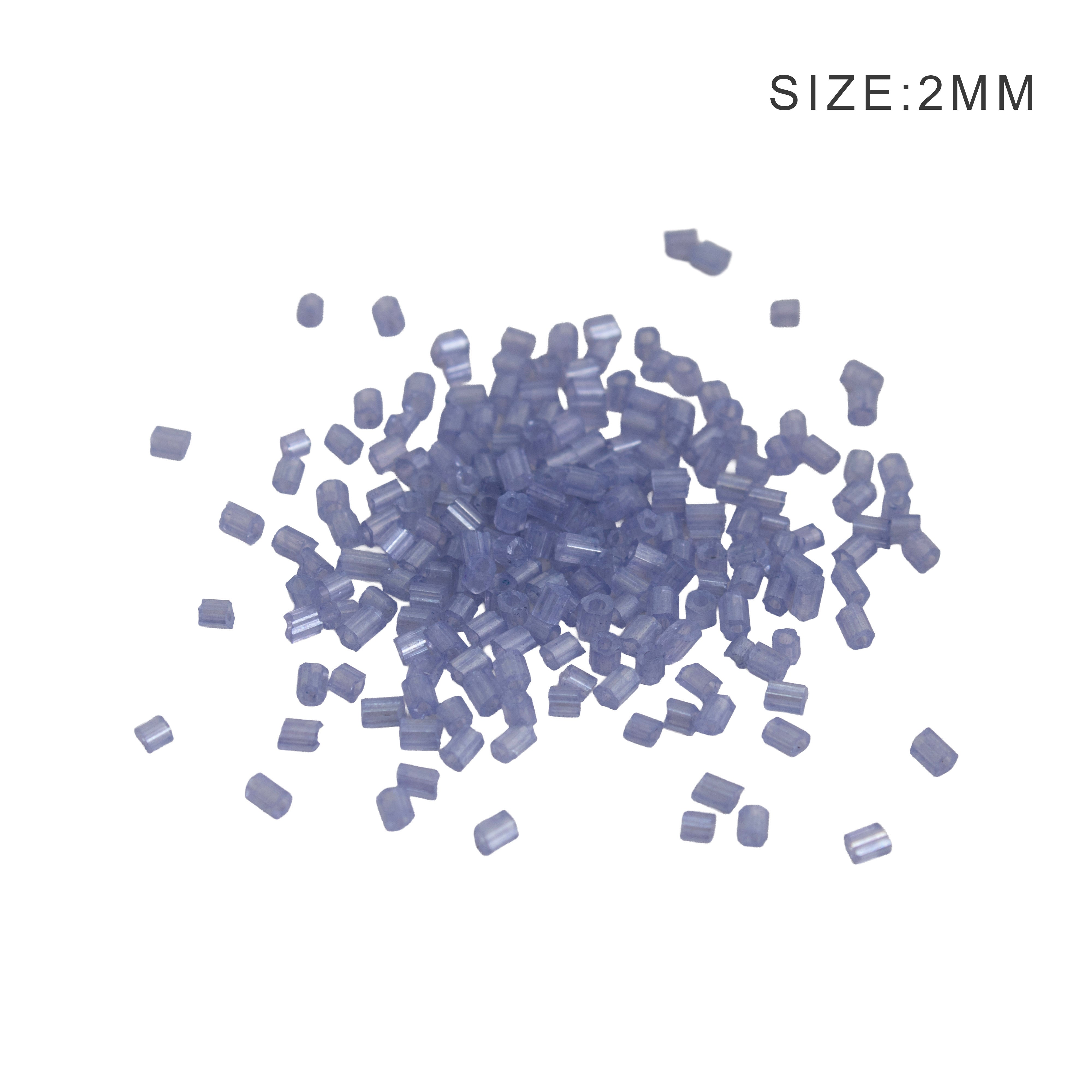 Bugle Beads Lavender 3mm 30g