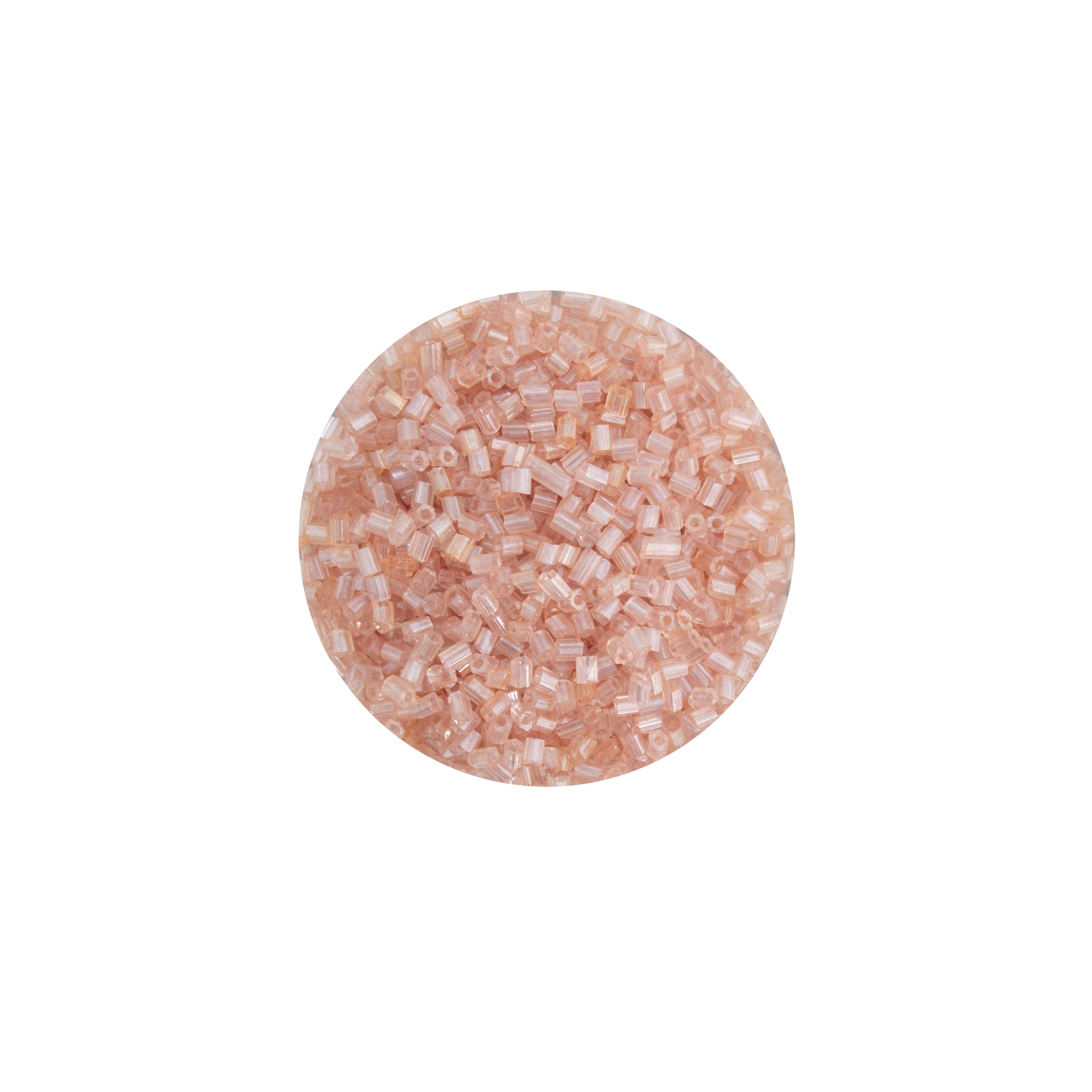 Bugle Beads Misty Peach 3mm 30g