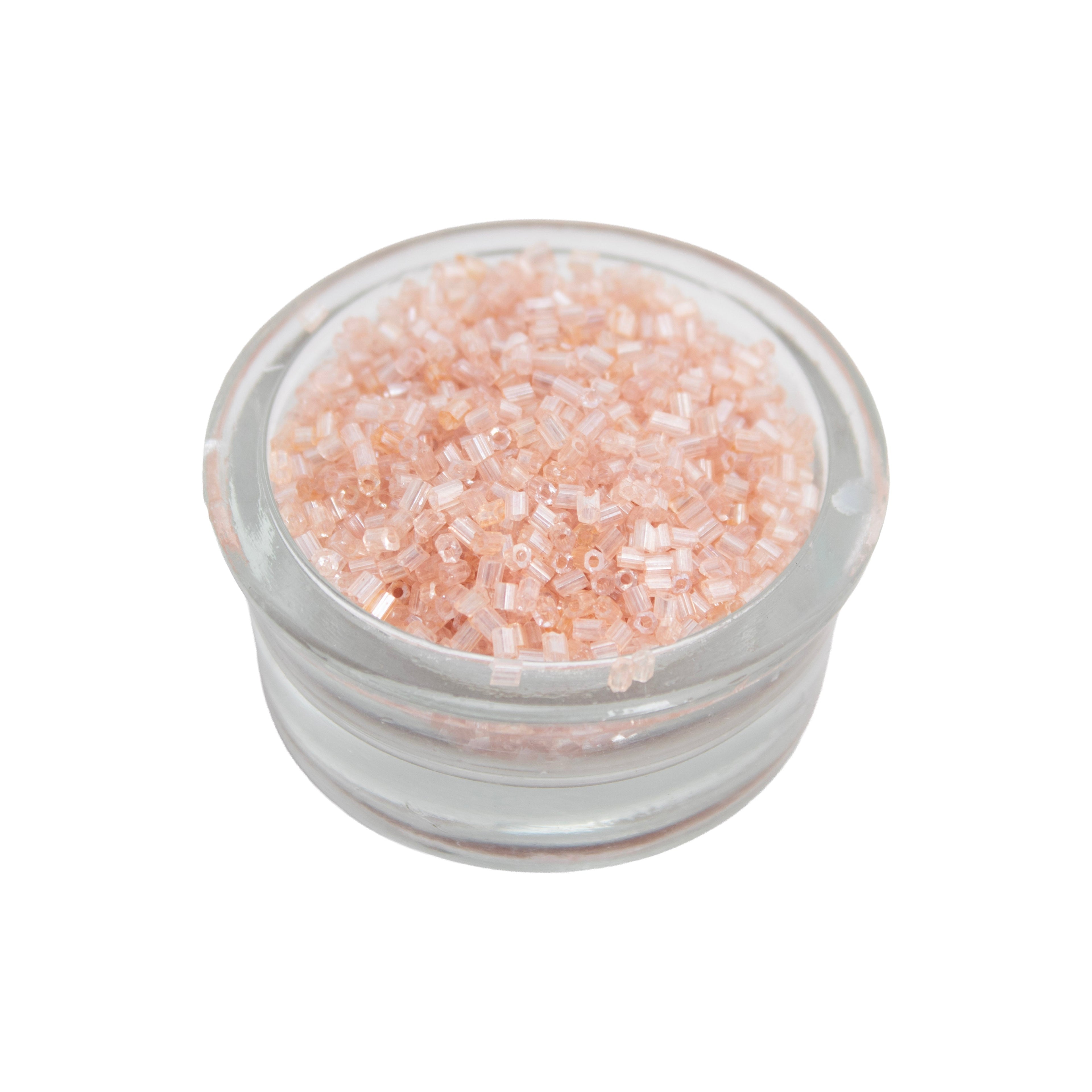 Bugle Beads Misty Peach 3mm 30g