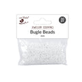 Bugle Beads White 3mm 30g