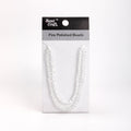 Fire Polished Beads Clear Crystal 6mm 1 String