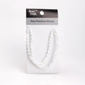Fire Polished Beads Clear Crystal 6/8mm 1 String