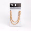 Fire Polished Beads Champagne Rainbow 6mm 1 String