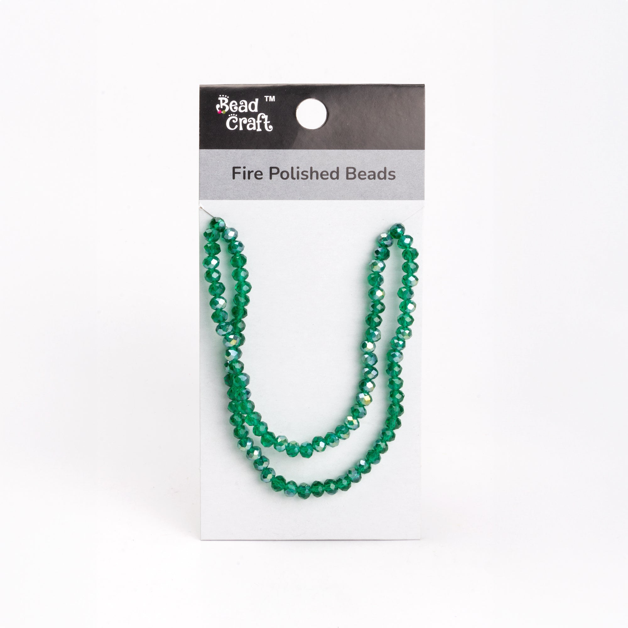 Fire Polished Beads Teal Rainbow 6mm 1 String