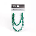 Fire Polished Beads Teal Rainbow 8mm 1 String