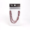 Fire Polished Beads Amethyst Rainbow 6/8mm 1 String