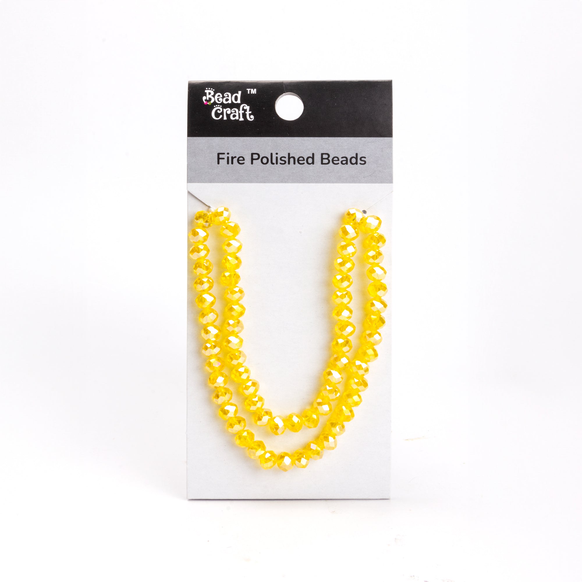 Fire Polished Beads Citrine Rainbow 8mm 1 String