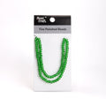 Fire Polished Beads Emerald Crystal 6mm 1 String