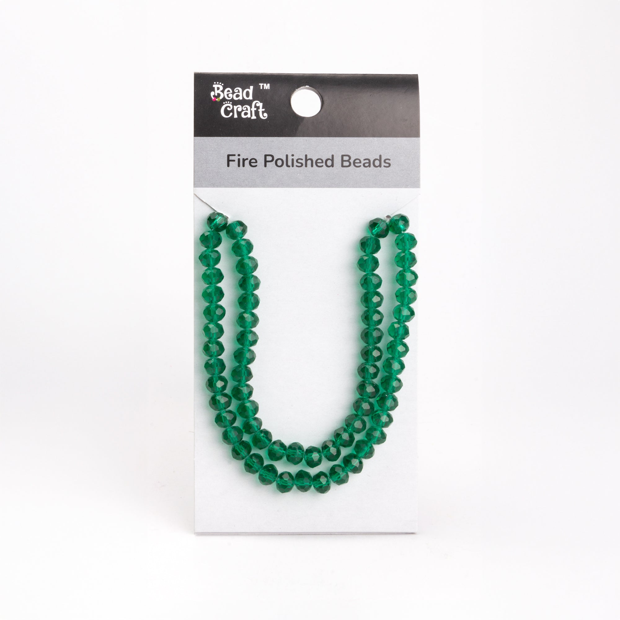 Fire Polished Beads Teal Crystal 8mm 1 String