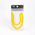 Fire Polished Beads Citrine Crystal 8mm 1 String