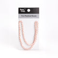 Fire Polished Beads Pink Crystal 6/8mm 1 String