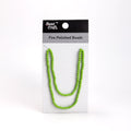Fire Polished Beads Opaque Lime Green 4mm 1 String