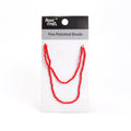 Fire Polished Beads Opaque Ruby 2mm 1 String