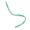 Acrylic Marble Beads Turquoise Fusion 1 String