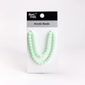 Acrylic Beads Pastel Green 1 String