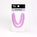 Acrylic Beads Soft Purple 1 String