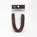 Handmade Wooden Beads Dark Brown 10mm String