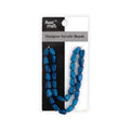 Designer Acrylic Beads Glassy Blue Approx 25gm 1 String