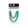 Designer Acrylic Beads Turquoise Approx 25gm 1 String