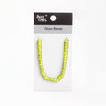 Glass Beads Lime Green 1 String
