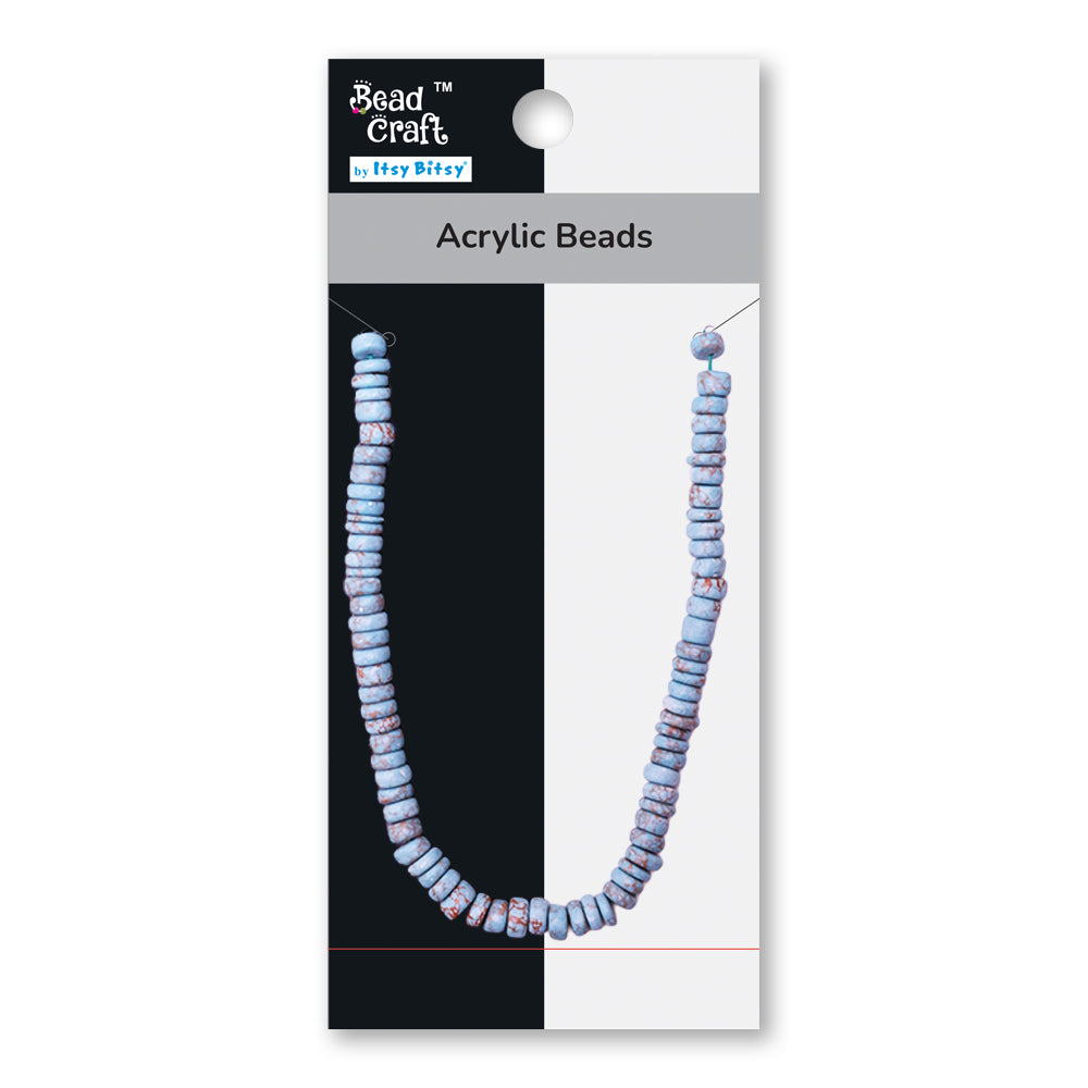 Acrylic Beads Turquoise 1 String