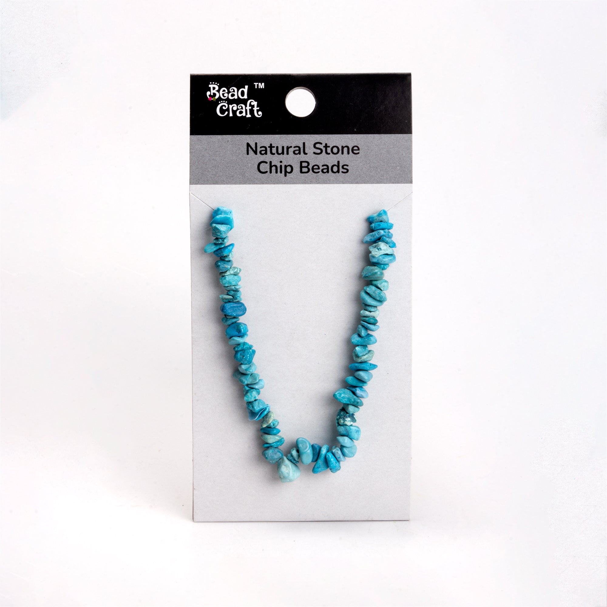 Natural Stone Chip Beads Indigo Approx 15gm