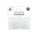 Seed Beads Clear sheen 2mm 30g