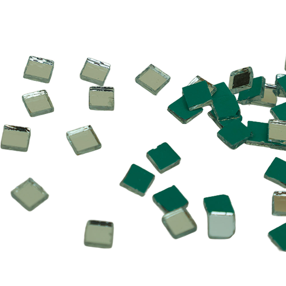 Cut Mirror Square 4Mm 50Gms Apx 940 Pc