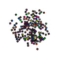 Jewellery Essentials Alphabet Beads Black 50gm
