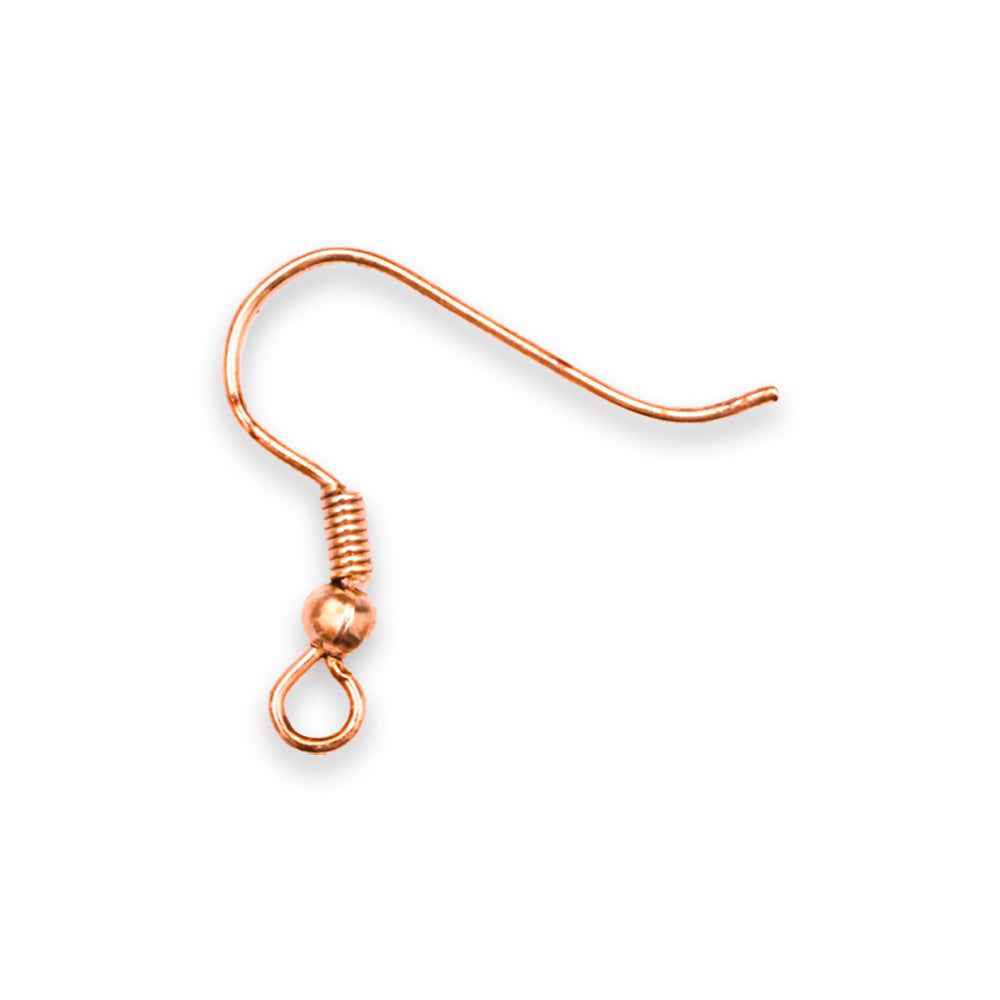 Jewellery Findings Ear Wire Hooks & Jump Rings 8Mm Gold 40 Pcs