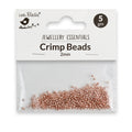 Jewellery Findings Crimp Beads 2Mm Rose Gold 5 Gm